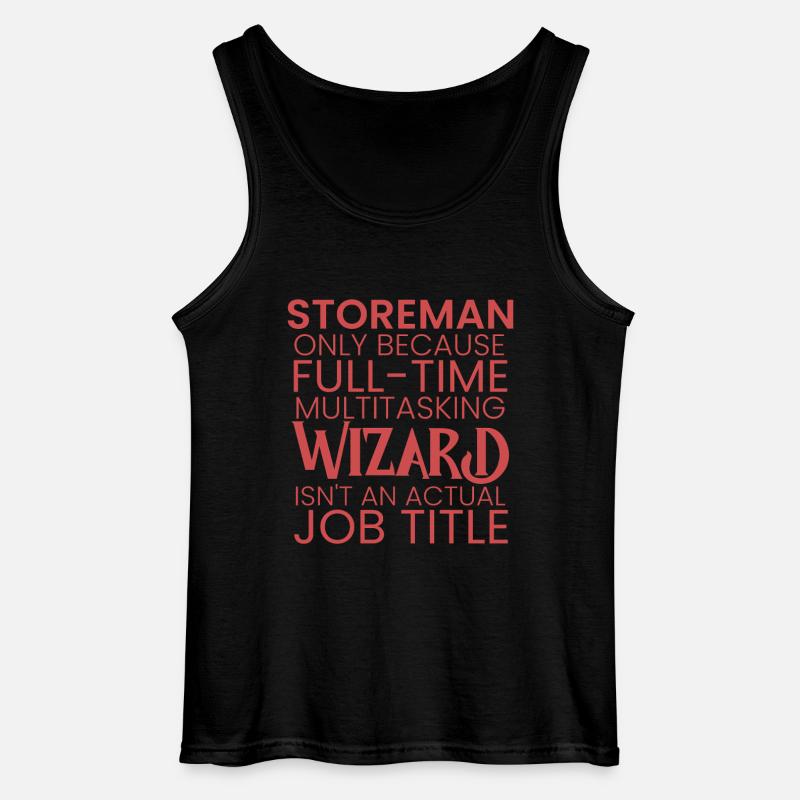 Storeman multitasking Wizard - Gildan Männer Tank Top - Schwarz