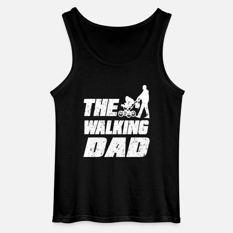 The Walking dad - Gildan Männer Tank Top - Schwarz