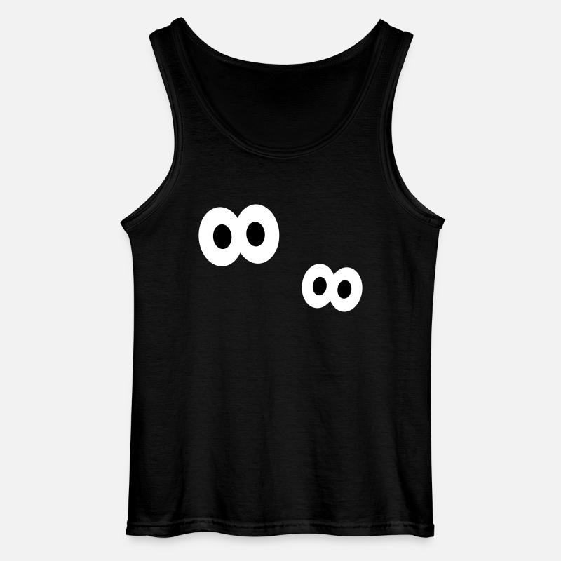 Augen - Gildan Männer Tank Top - Schwarz
