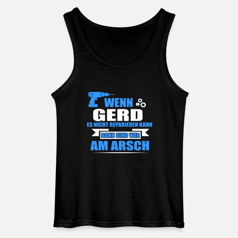 GERD -Geschenk - Gildan Männer Tank Top - Schwarz