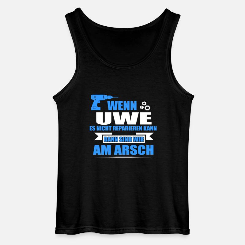 UWE-Geschenk - Gildan Männer Tank Top - Schwarz