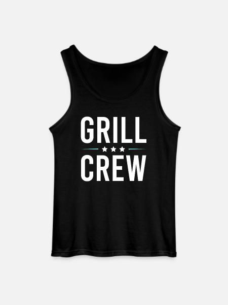 Grill Crew - Gildan Men’s Tank Top - black