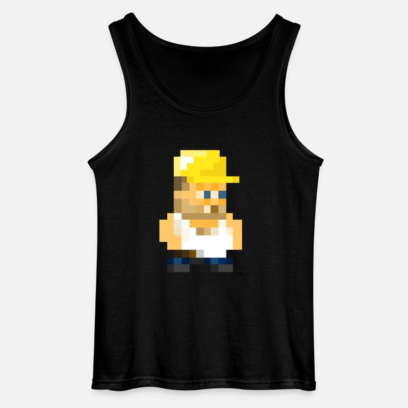 Worker - Gildan Männer Tank Top - Schwarz