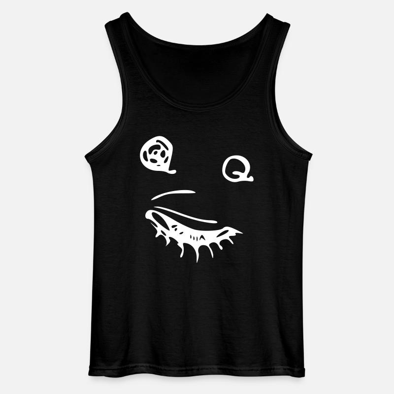 Smiley - Gildan Männer Tank Top - Schwarz
