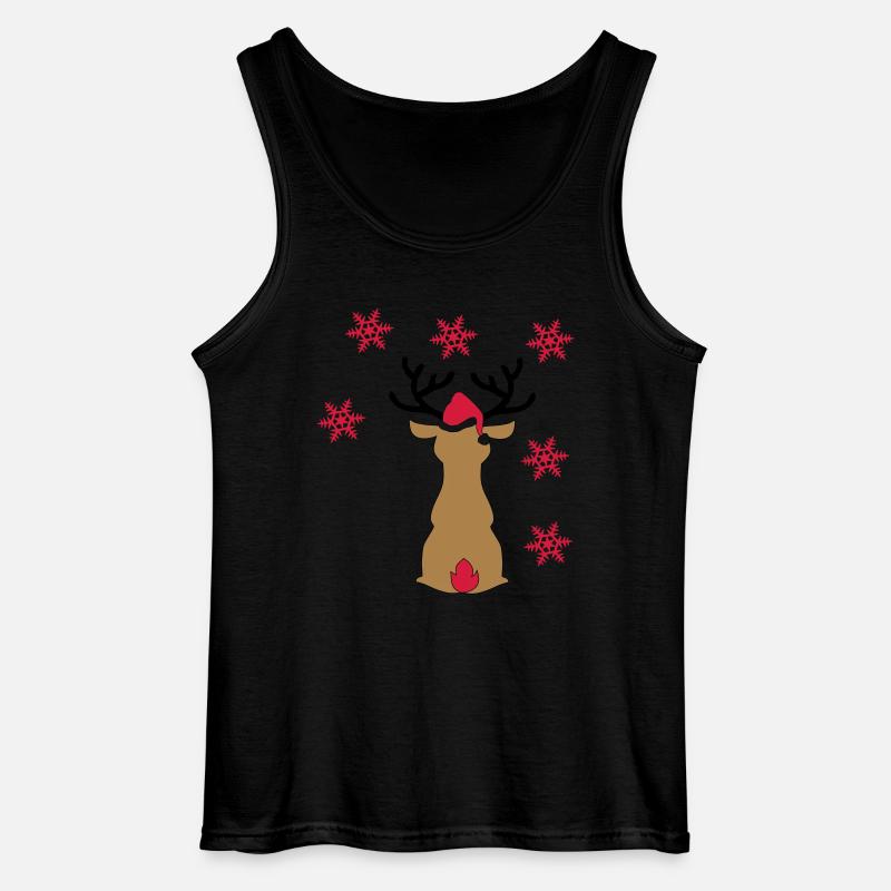 elch - Gildan Männer Tank Top - Schwarz