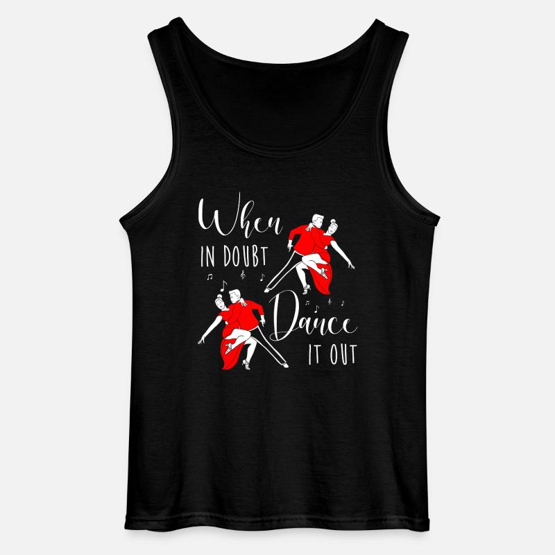 Danseuse de salsa Danseuse - Débardeur Gildan Homme - noir
