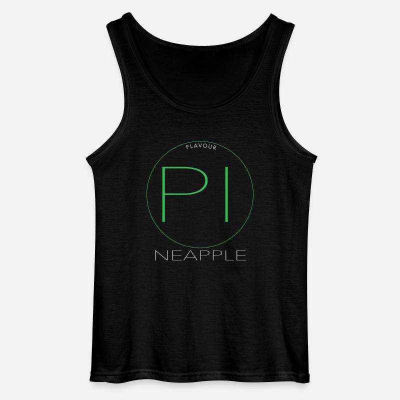 PINEAPPLE FLAVOR - Gildan Men’s Tank Top - black
