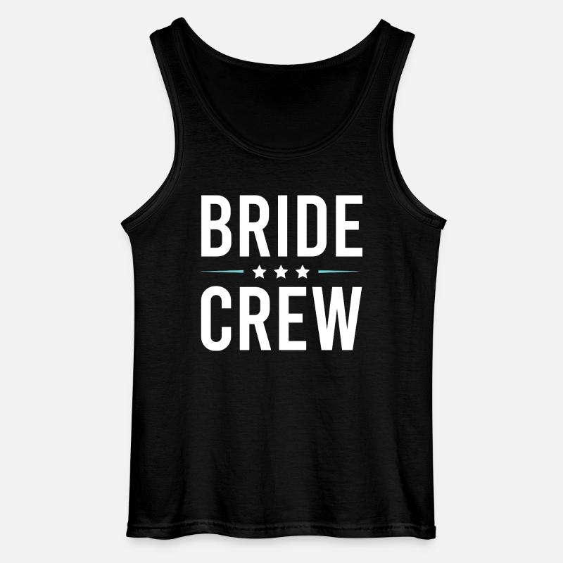 Bride Crew - Gildan Männer Tank Top - Schwarz