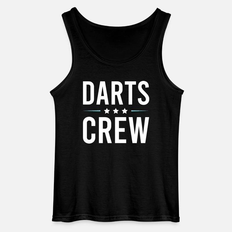Darts Crew - Gildan Männer Tank Top - Schwarz