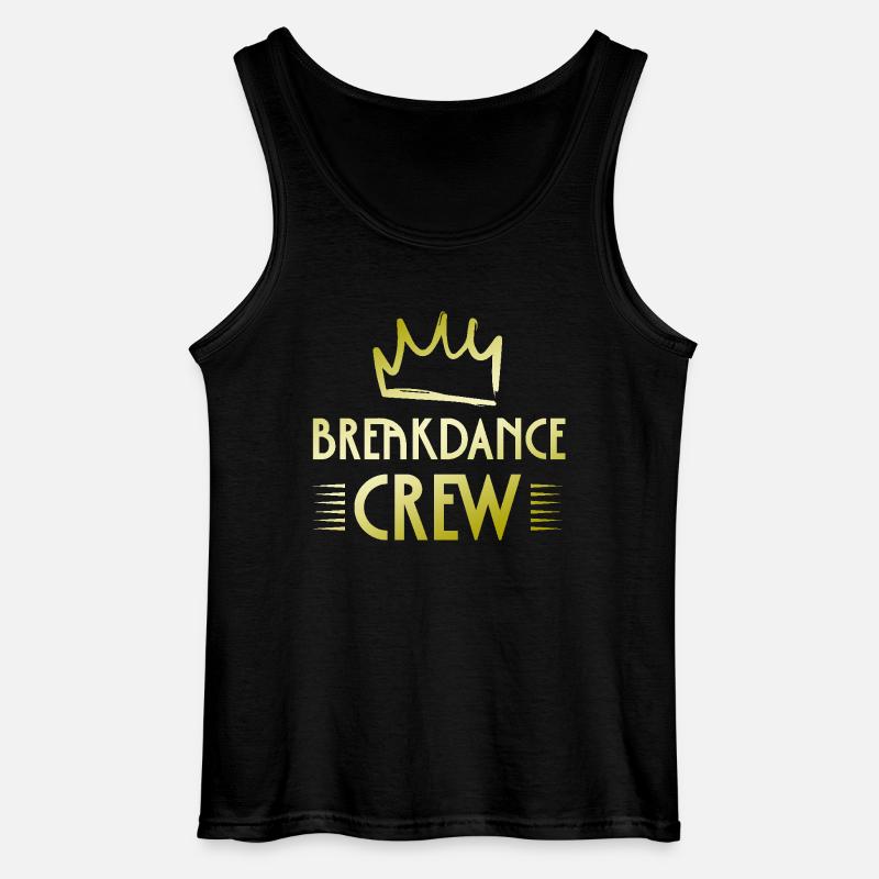 Breakdance Crew - Gildan Männer Tank Top - Schwarz