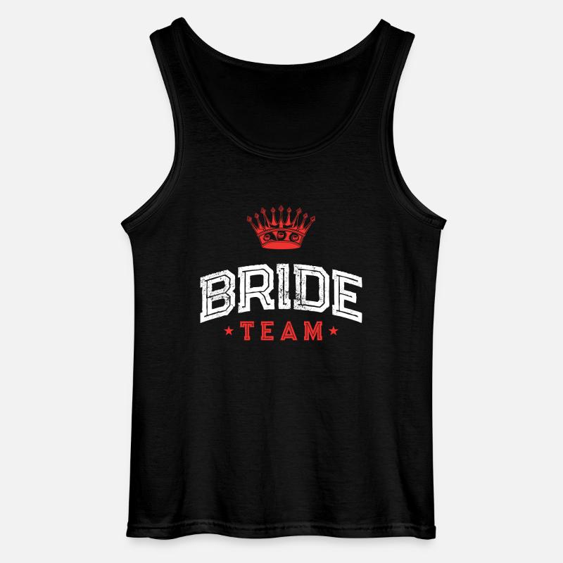 Bride Team - Gildan Männer Tank Top - Schwarz