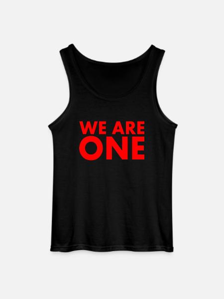 We are one - Gildan Men’s Tank Top - black