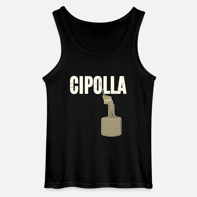 Cipolla - Gildan Männer Tank Top - Schwarz