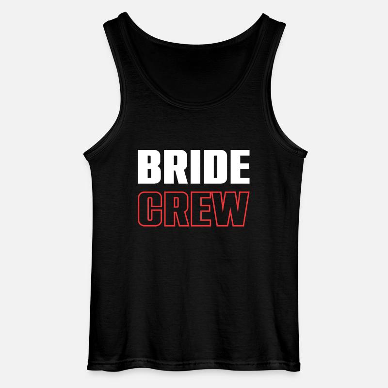 Bride Crew - Gildan Männer Tank Top - Schwarz