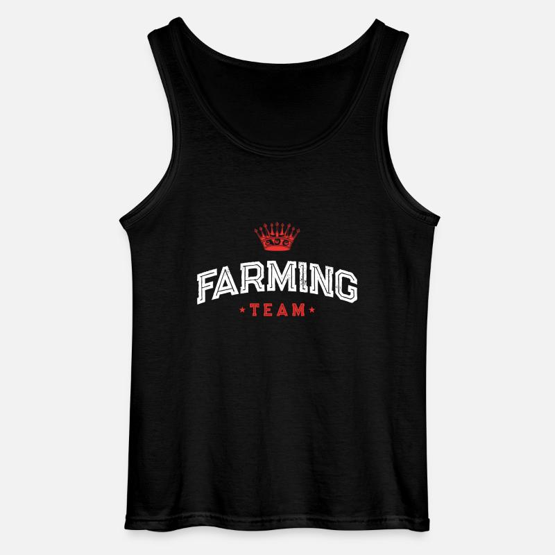 Farming Team - Gildan Men’s Tank Top - black