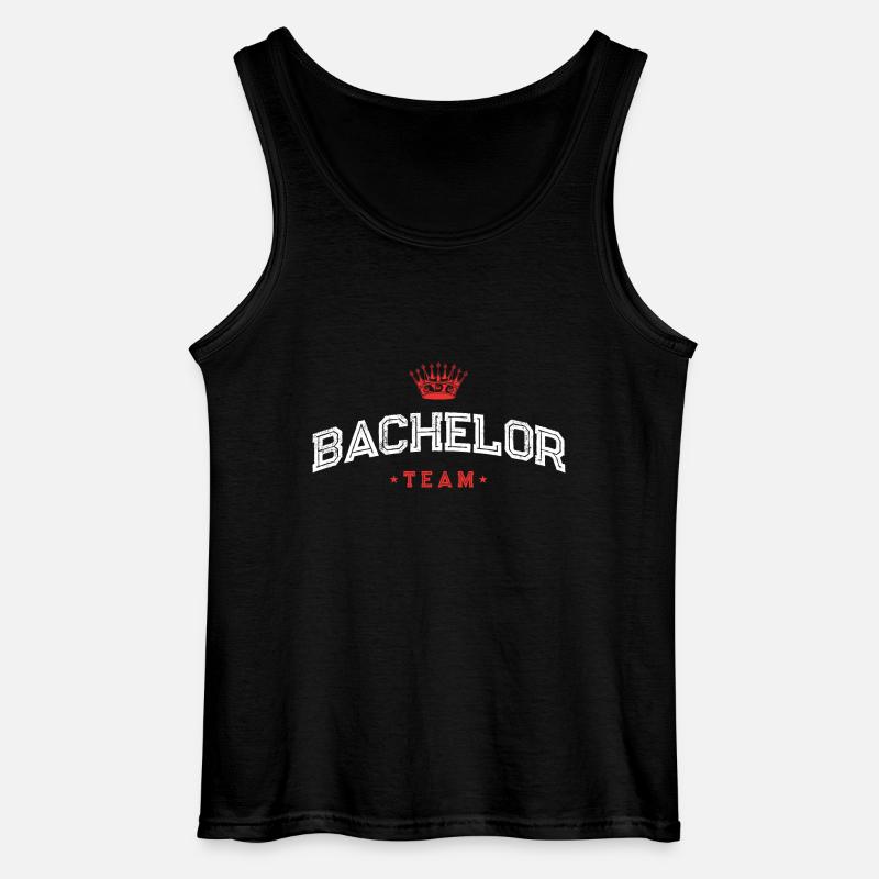 Bachelor Team - Gildan Männer Tank Top - Schwarz