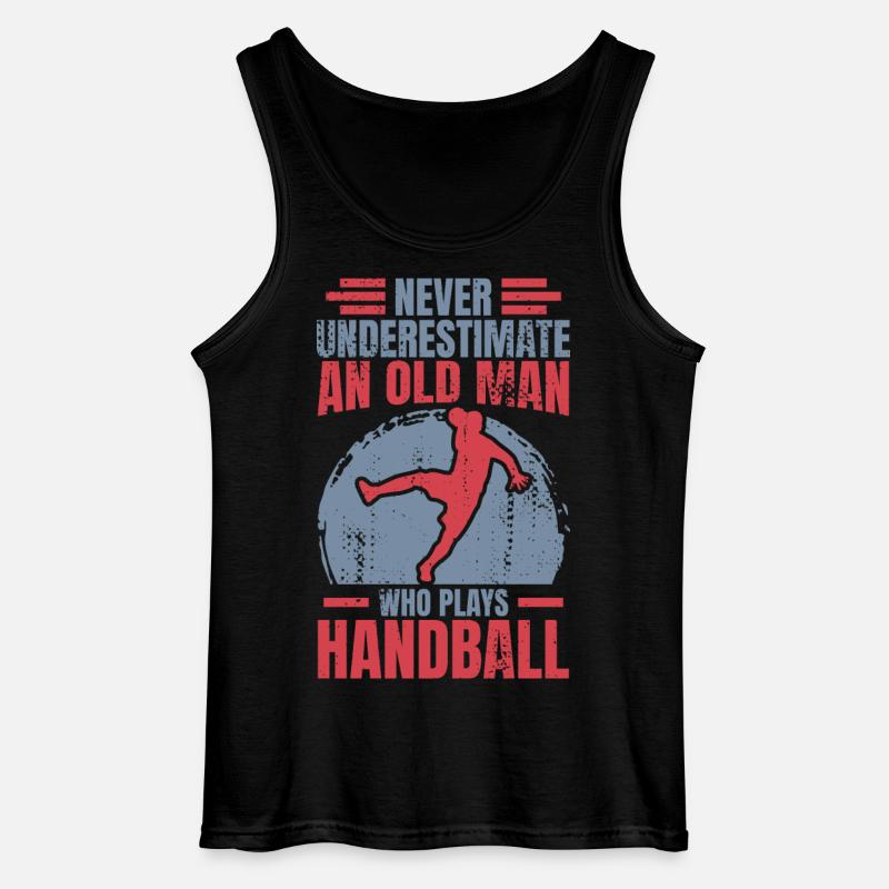 Håndbold bedstefar - Gildan tanktop til mænd - sort