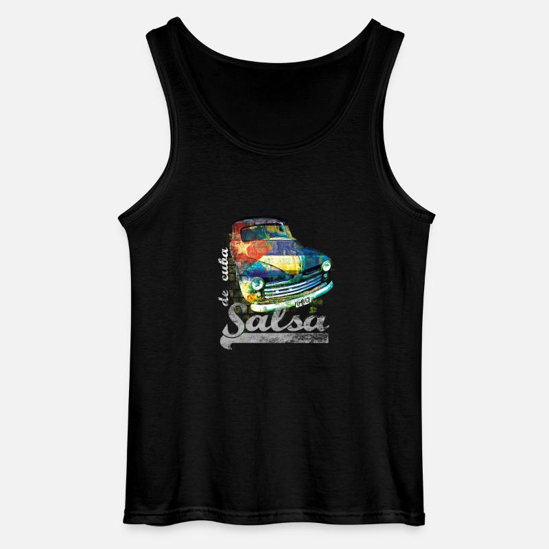 salsa - Gildan Männer Tank Top - Schwarz