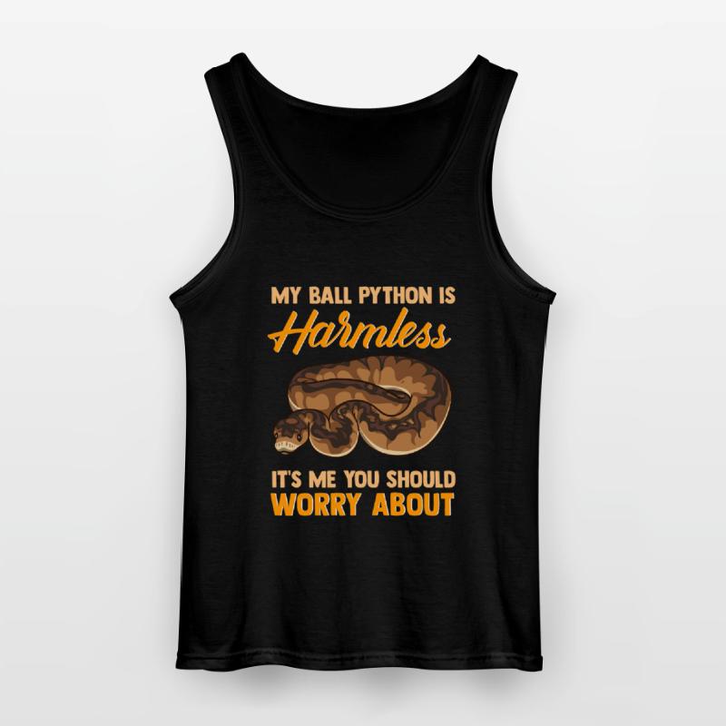 Harmless Python Holder Snakes Fan Gildan Men’s Tank Top