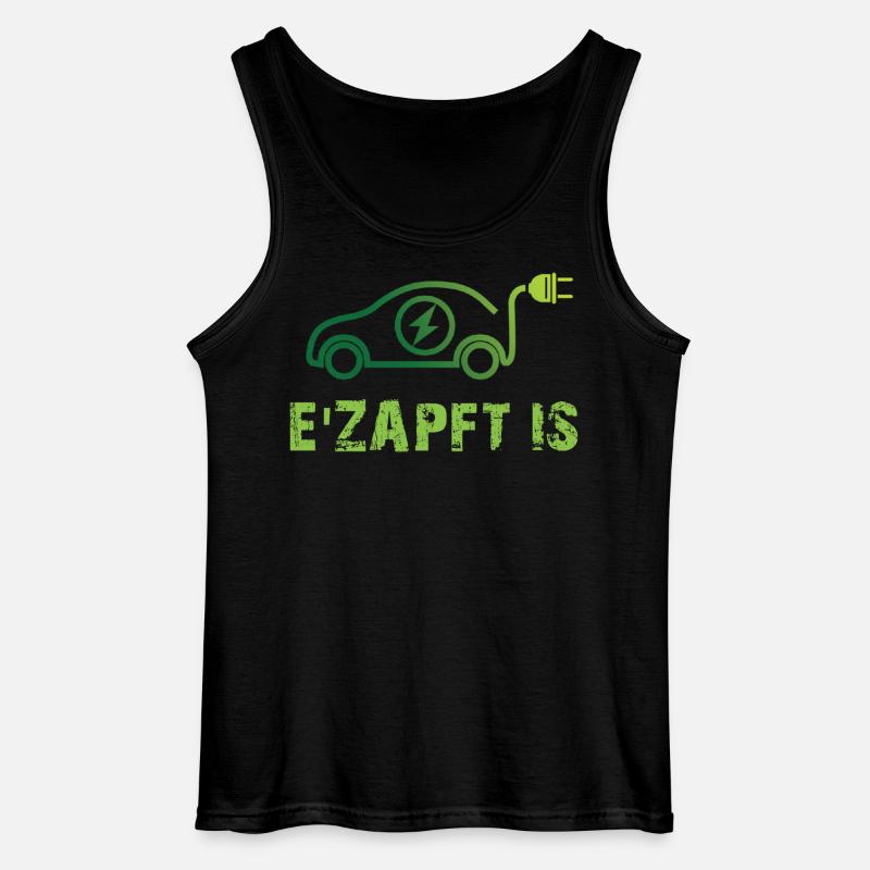 Elektrisches Auto Design - Gildan Männer Tank Top - Schwarz