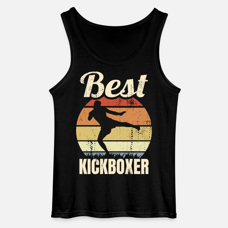 Best Kickboxer - Gildan Männer Tank Top - Schwarz