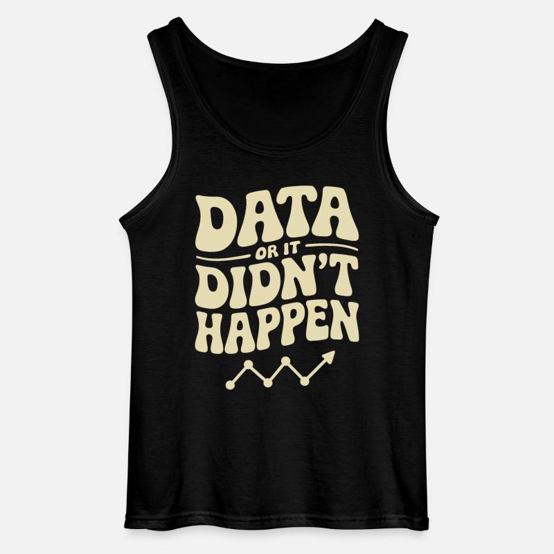 Data Analyst Data Scientist Data - Débardeur Gildan Homme - noir
