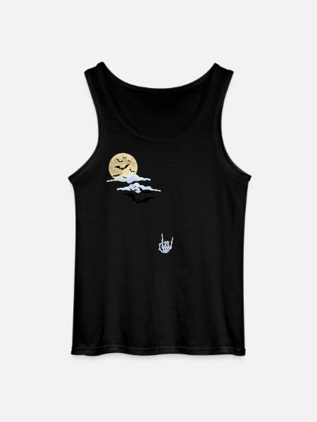 Halloween rocks - Gildan Men’s Tank Top - black
