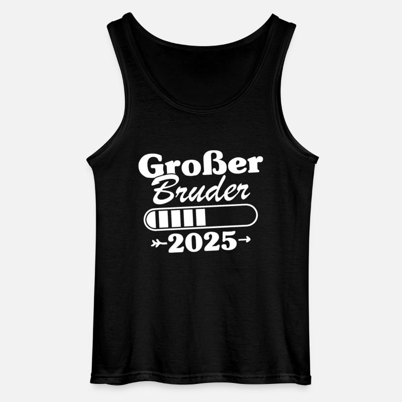 Großer Bruder Loading 2025 - Gildan Männer Tank Top - Schwarz
