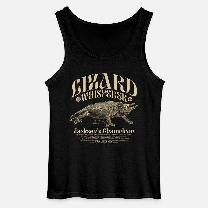 Jackson's Chamäleon Echsenflüsterer - Gildan Männer Tank Top - Schwarz