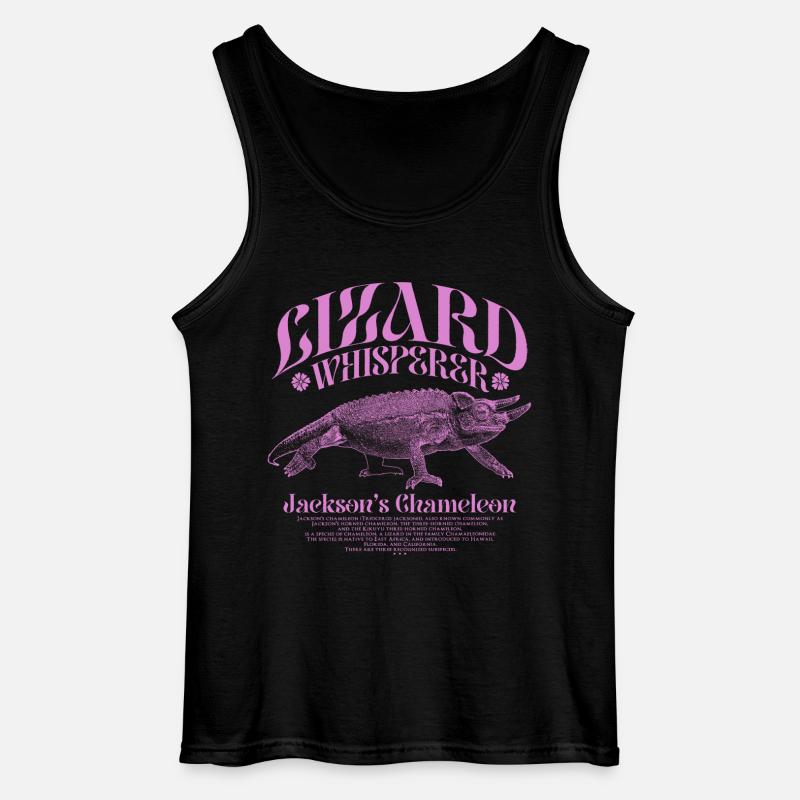 Jackson's Chamäleon Echsenflüsterer - Gildan Männer Tank Top - Schwarz