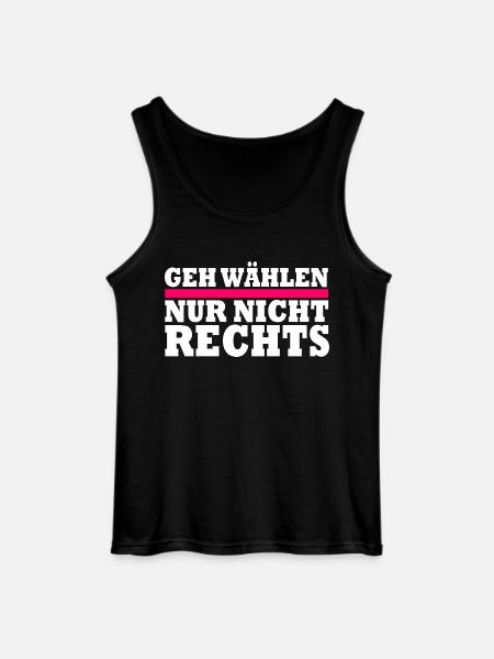 GEH WÄHLEN - Gildan Männer Tank Top - Schwarz