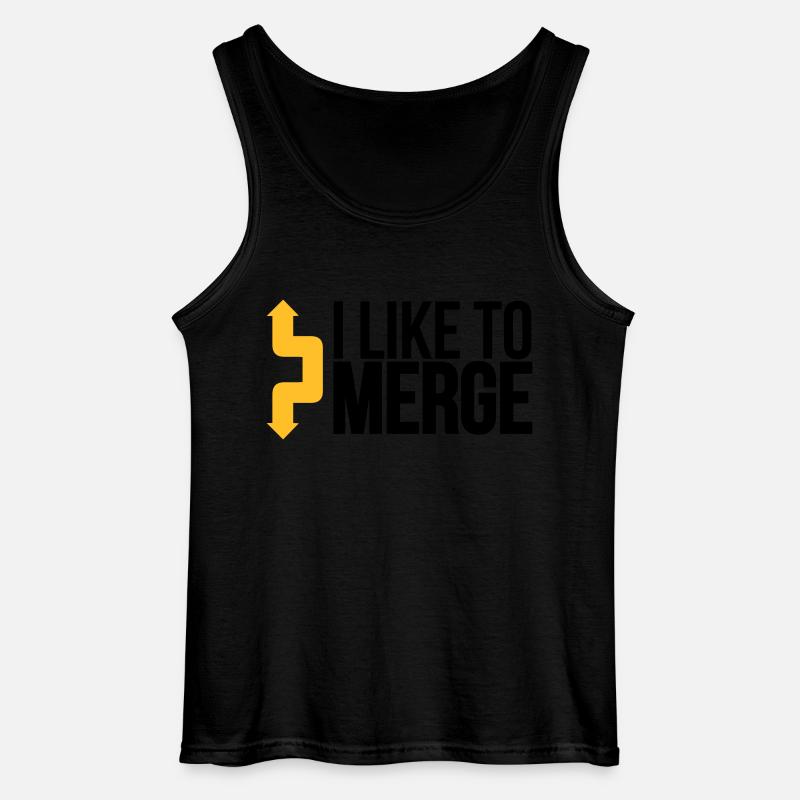 merge_hero4_2f - Gildan Männer Tank Top - Schwarz
