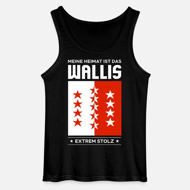 Wallis - Gildan Männer Tank Top - Schwarz