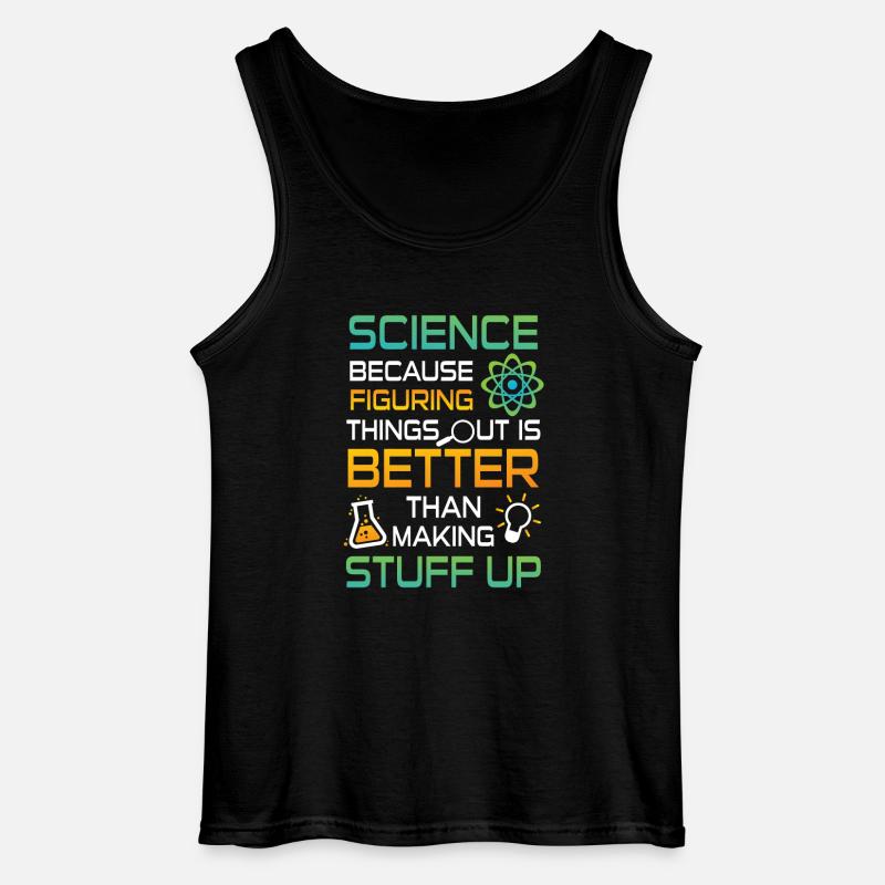 Science figuring better stuff up - Gildan Männer Tank Top - Schwarz