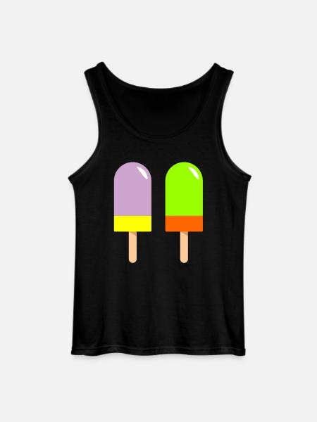 eis eiscreme restaurant ice cream sundae134 - Gildan Männer Tank Top - Schwarz