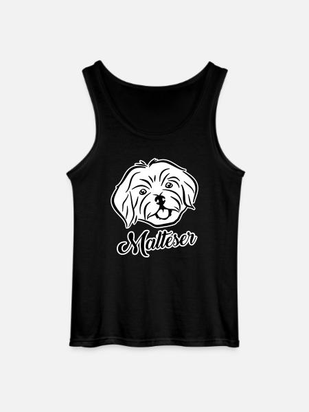Malteser - Gildan Männer Tank Top - Schwarz