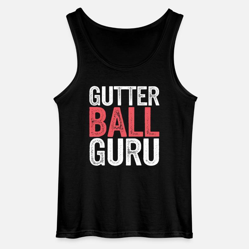 Gutter Ball Guru 9 - Gildan Männer Tank Top - Schwarz