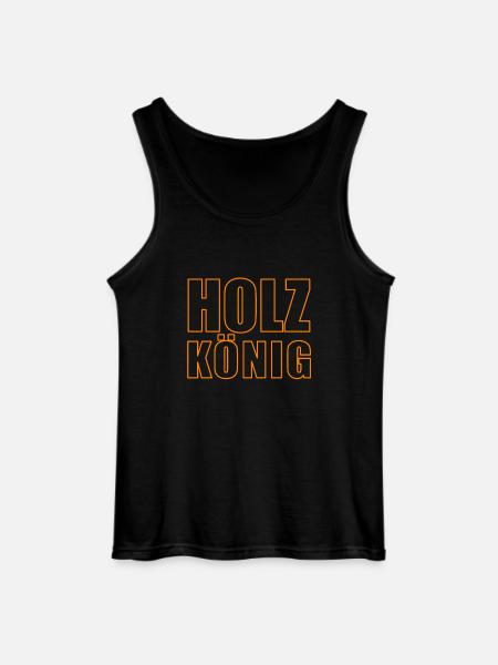 HOLZ KÖNIG - Gildan Männer Tank Top - Schwarz