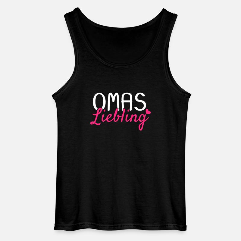 Omas Liebling - Gildan Männer Tank Top - Schwarz