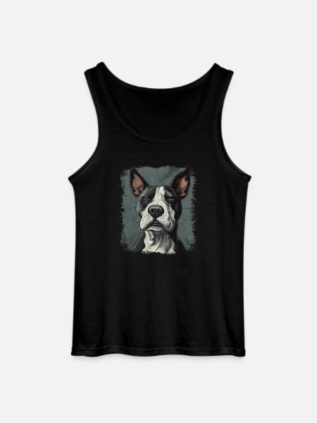 Bullterrier - Gildan Männer Tank Top - Schwarz