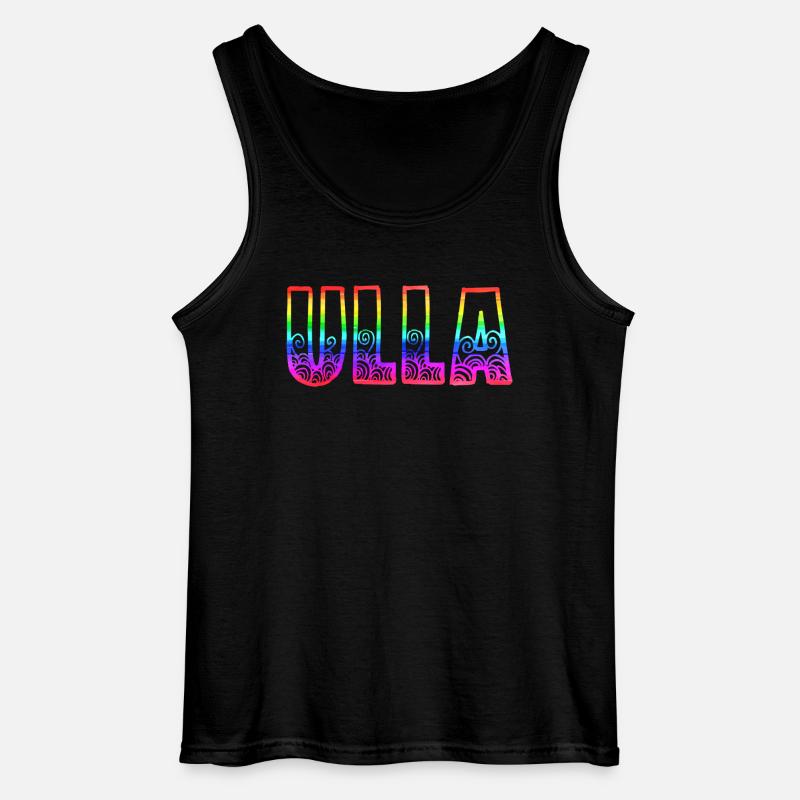 ulla rs regenbogen - Gildan Männer Tank Top - Schwarz