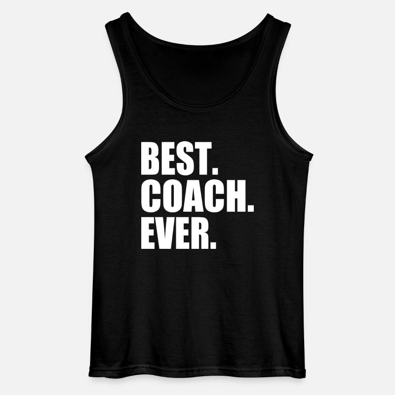 Best coach ever - Gildan Männer Tank Top - Schwarz