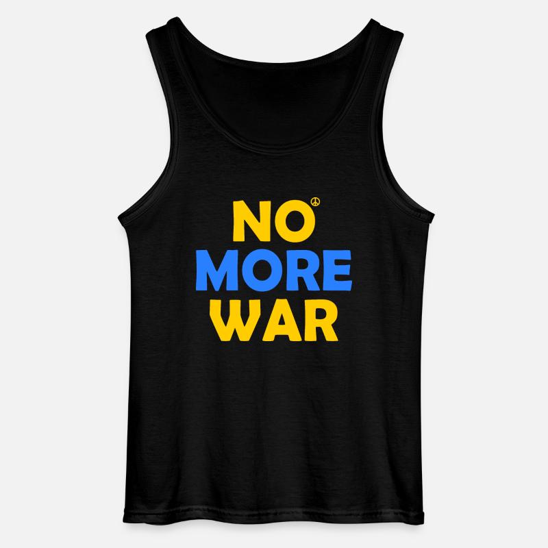 No more war - Gildan Männer Tank Top - Schwarz