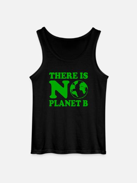 There is no planet b - Gildan Men’s Tank Top - black