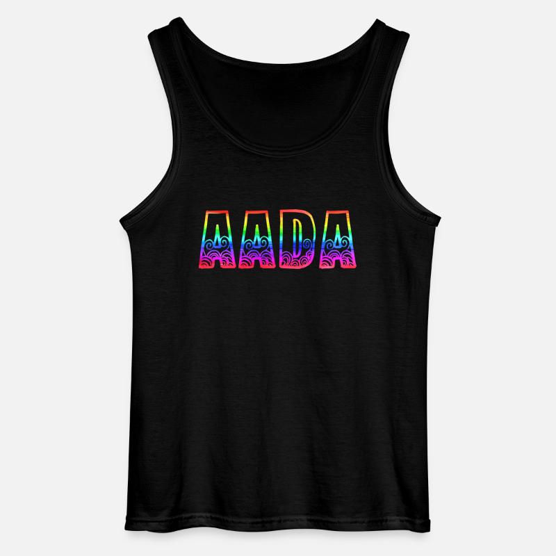 aada rs regenbogen - Gildan Männer Tank Top - Schwarz
