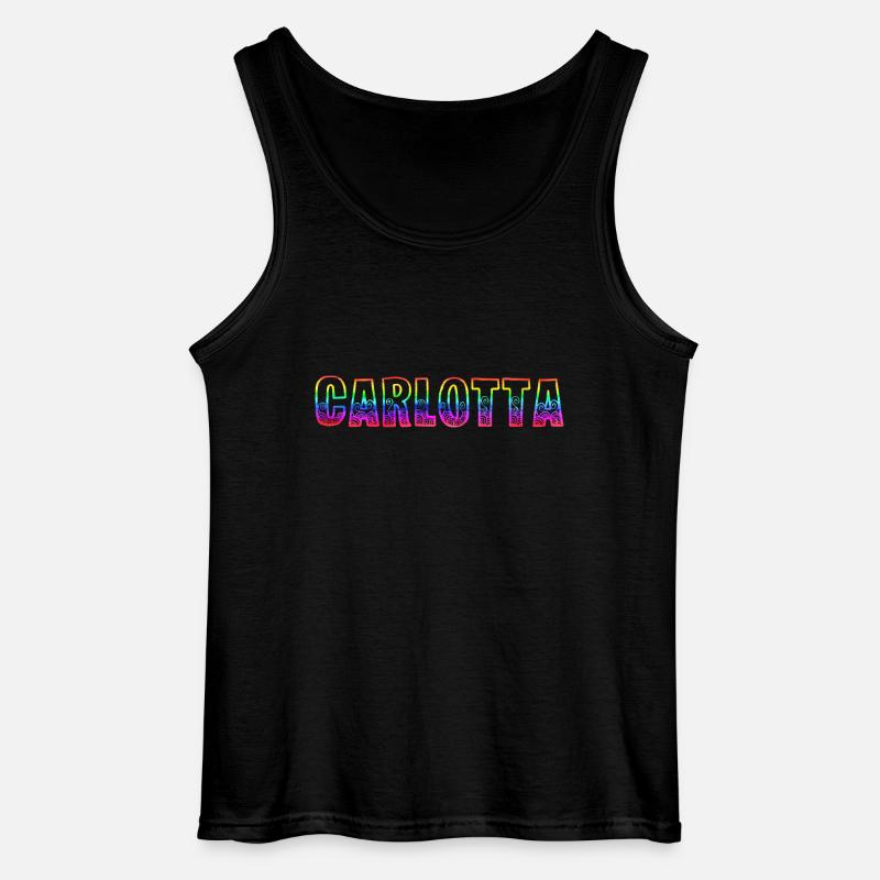 carlotta rs regenbogen - Gildan Männer Tank Top - Schwarz