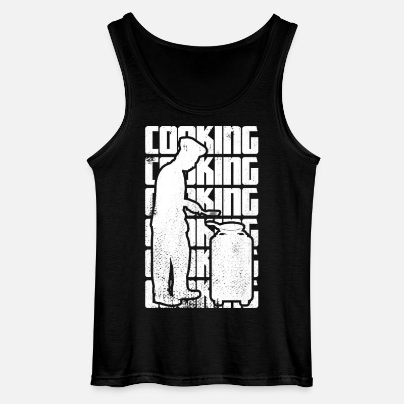 Kochkunst - Gildan Männer Tank Top - Schwarz