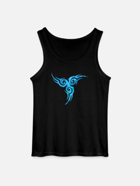Celtic Tattoo Blue - Gildan Men’s Tank Top - black
