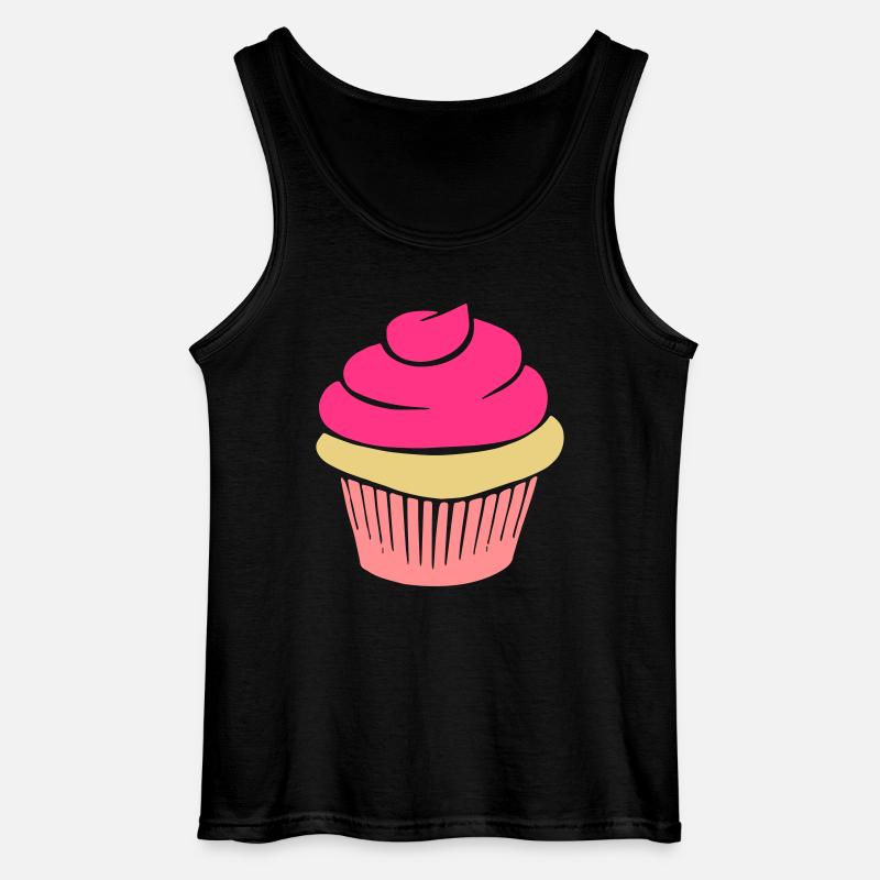 cupcake - Gildan Männer Tank Top - Schwarz
