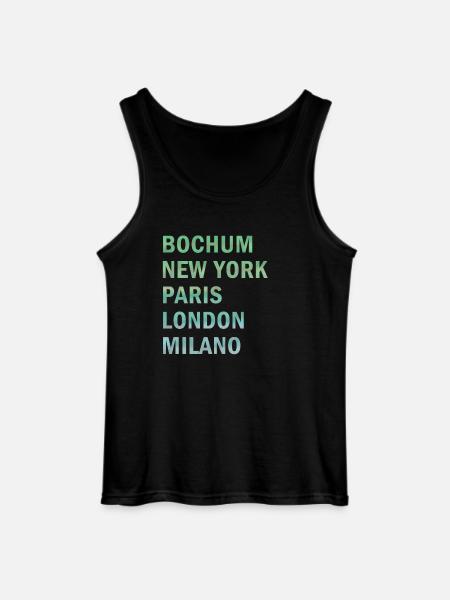Metropole Bochum - Gildan Männer Tank Top - Schwarz